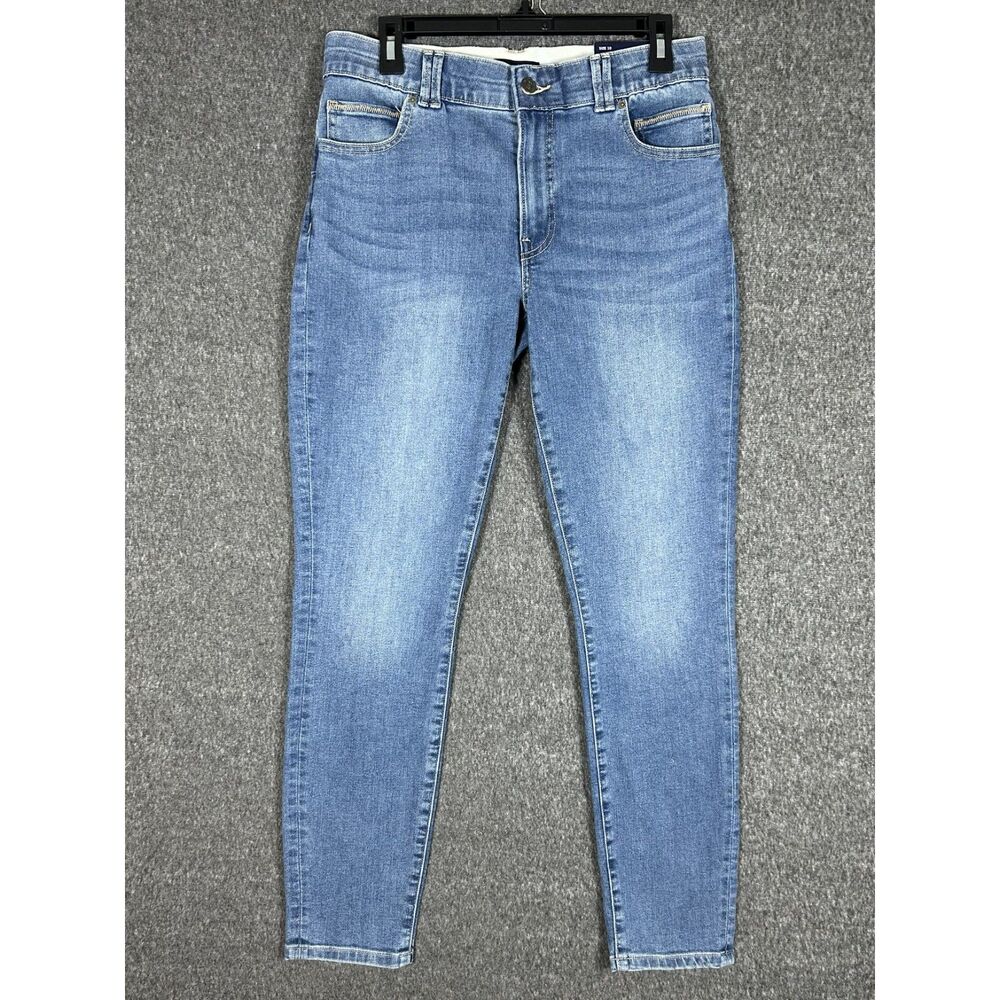 NWT Nautica Jeans The Pier Skinny Full Length Blue Denim Size 10 Womens